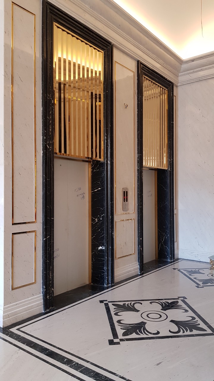 CỬA TẦNG THANG MÁY INOX LUXURY