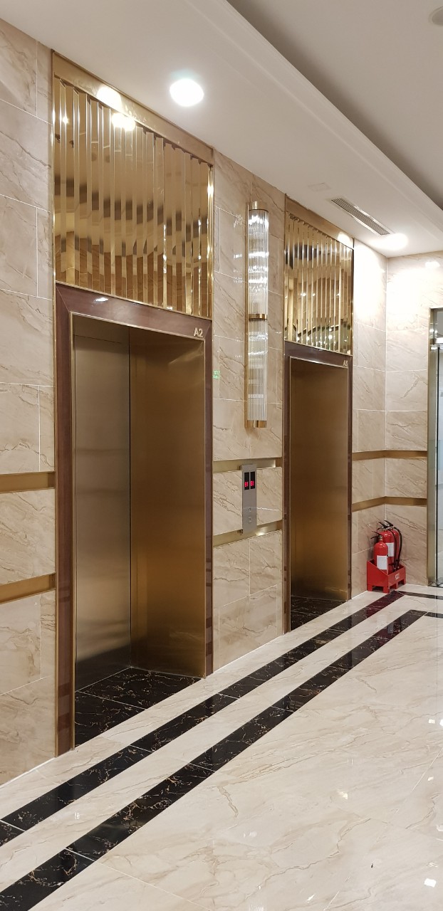CỬA TẦNG THANG MÁY INOX LUXURY