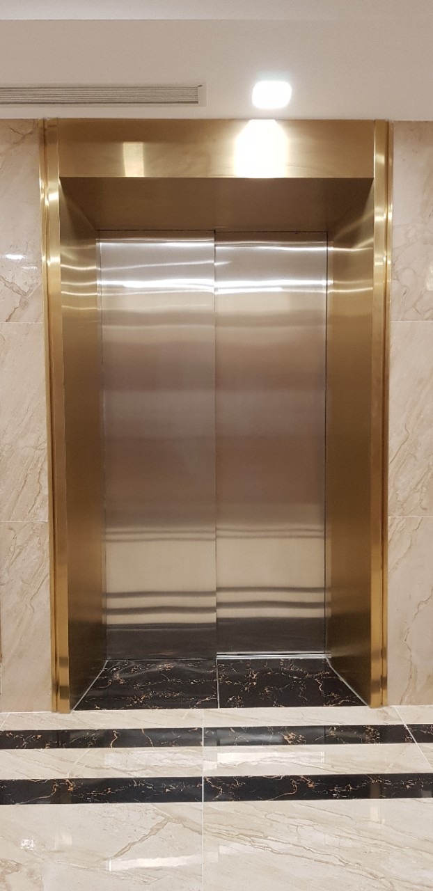 CỬA TẦNG THANG MÁY INOX LUXURY