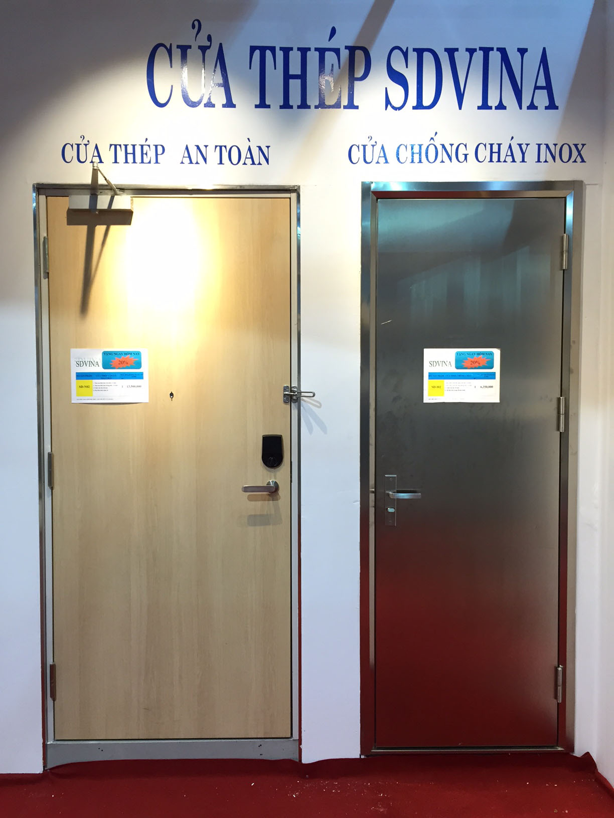 Cửa inox chống cháy